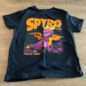 Old Navy Navy Blue Spyro the dragon shirt